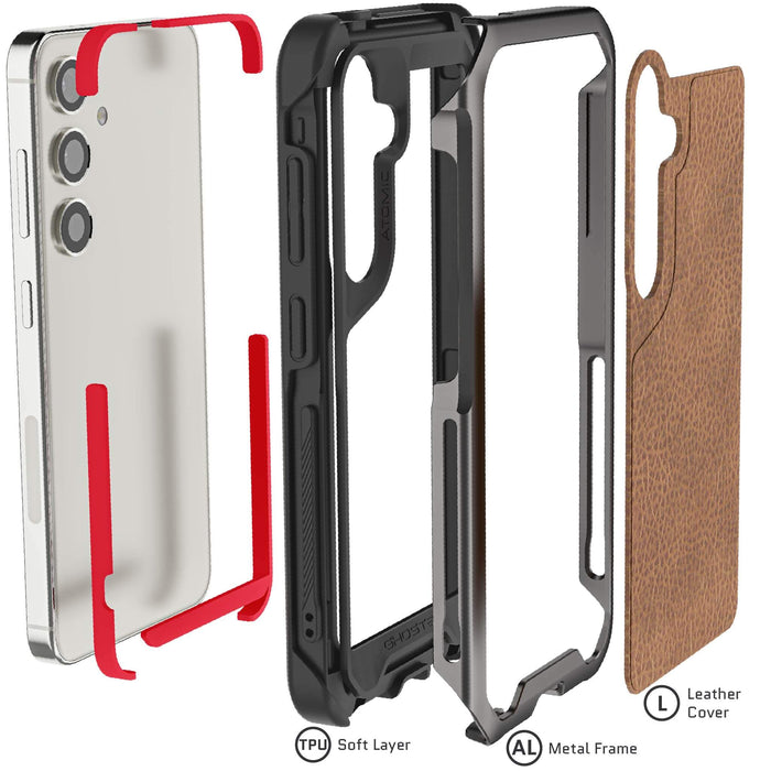 Samsung S24 Plus Leather Case