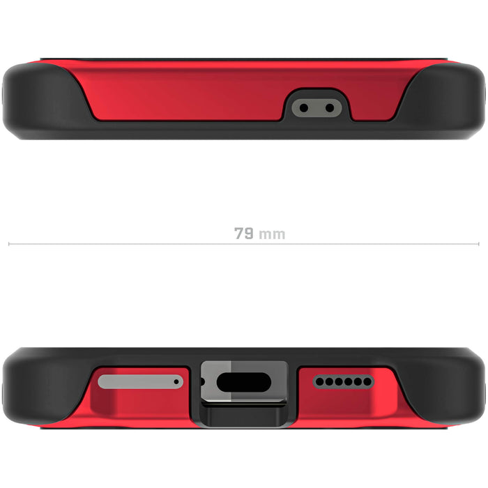 S24 Case Red Clear