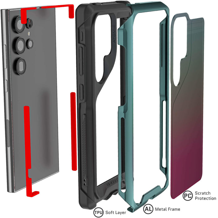 Green Samsung S24 Ultra Phone Case