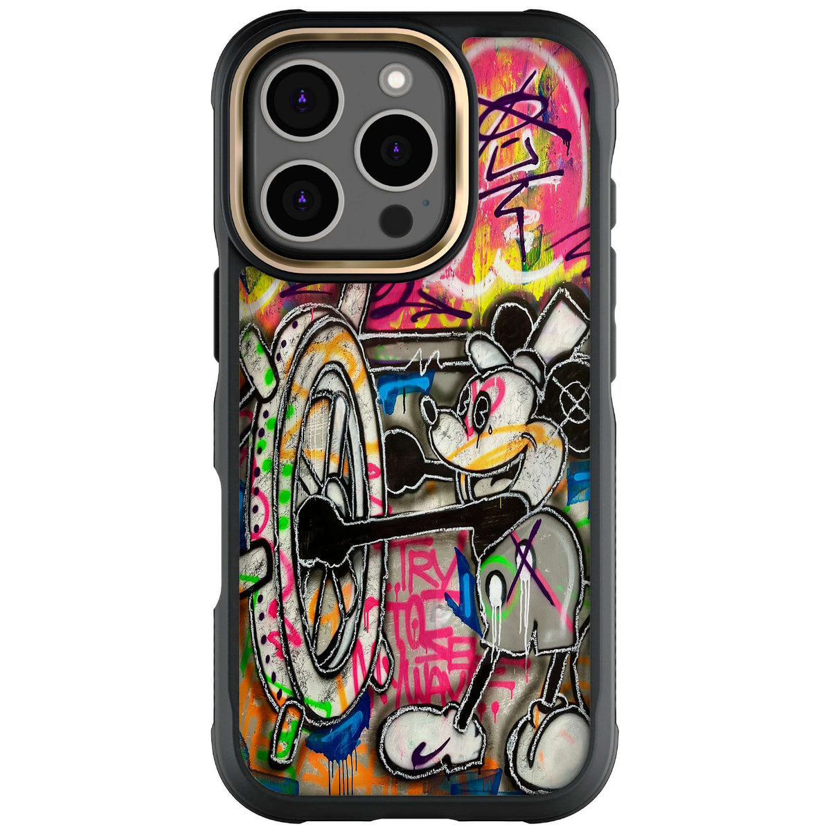 Apple iPhone 16 Pro Mickey Mouse My Way Case Artist Collab Artwork Phone Cover