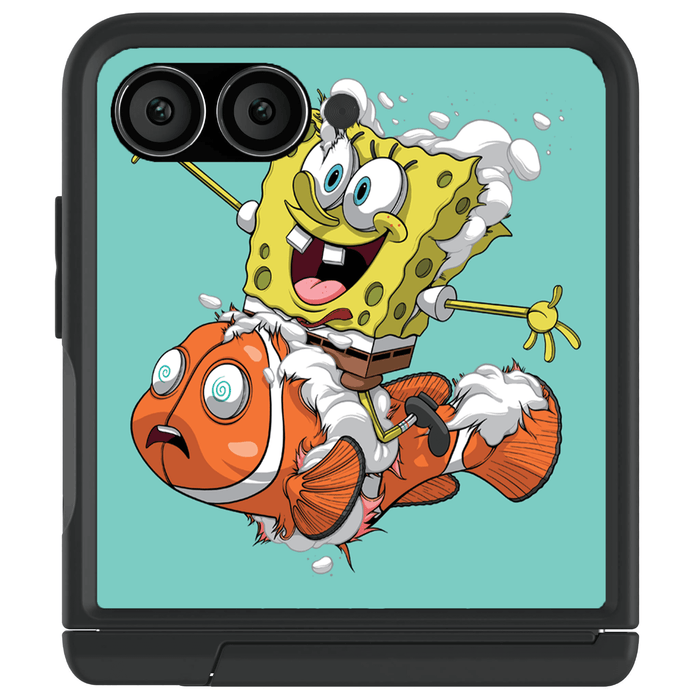 Galaxy Z Flip 7 NOT SO FUNNY by Dhani Barragán Artist Artwork Protective Phone Case Limited Edition Collab Cover