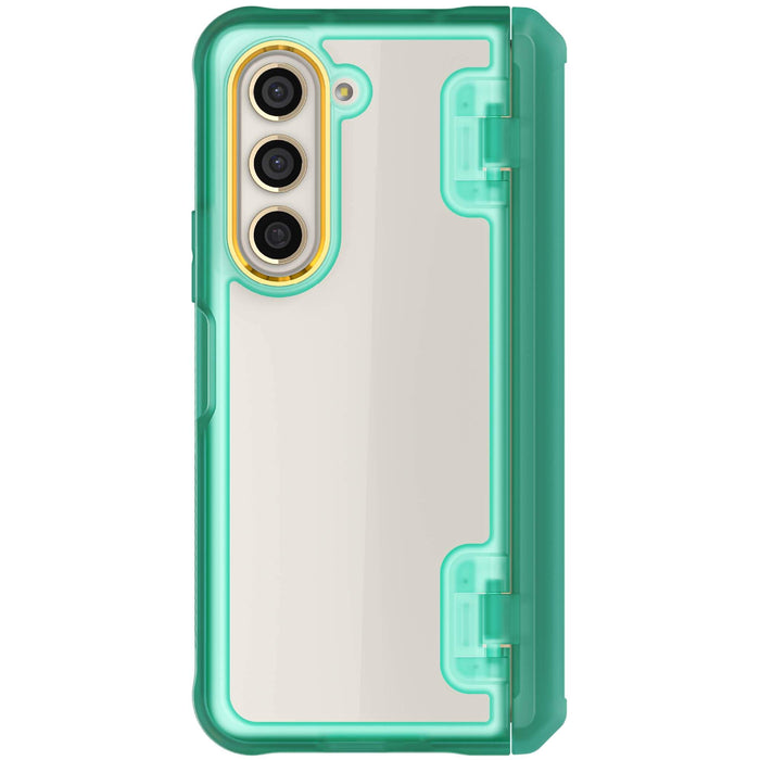Samsung Z Fold 5 Case Clear Teal