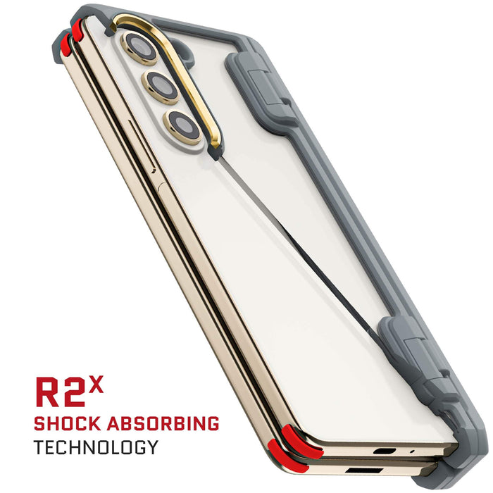 Galaxy Z Fold 5 Case Clear Gray