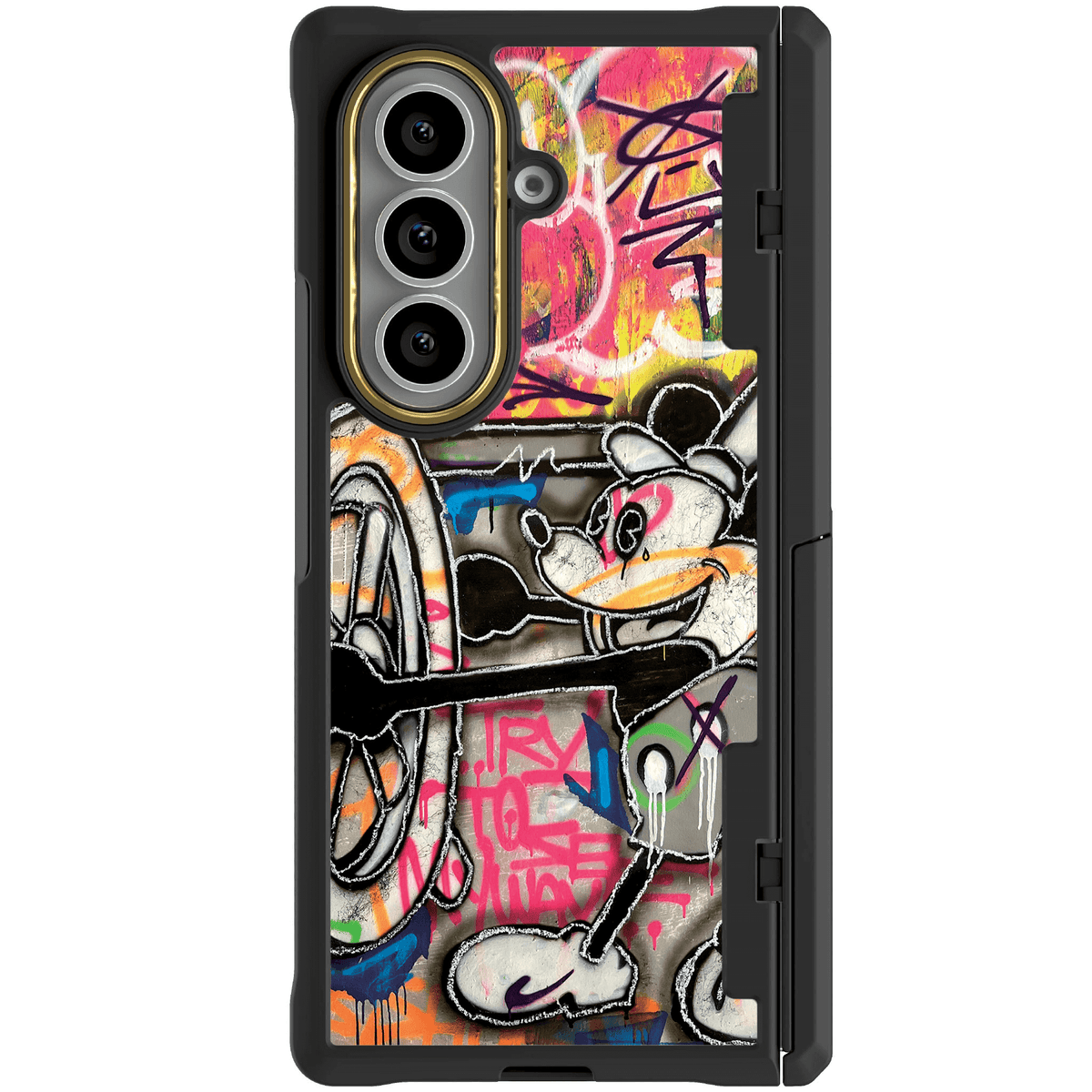 Samsung Galaxy Z Fold 7 Mickey Mouse My Way Case Artist Collab Artwork Phone Cover
