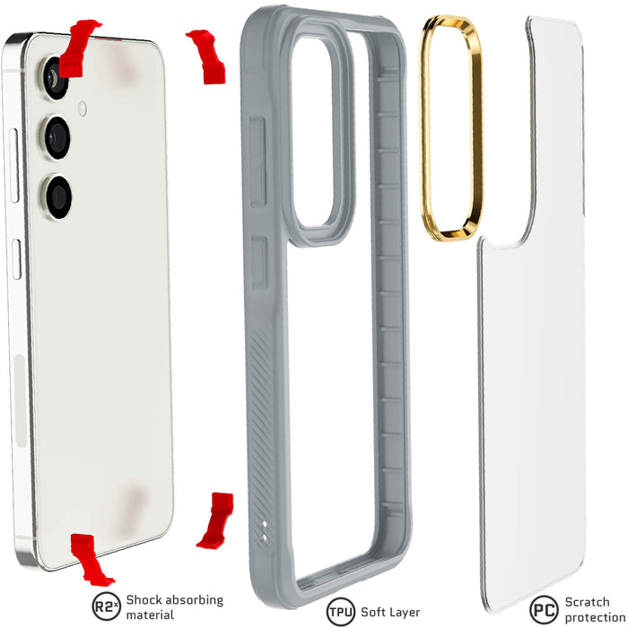 Gray Samsung S24 Case