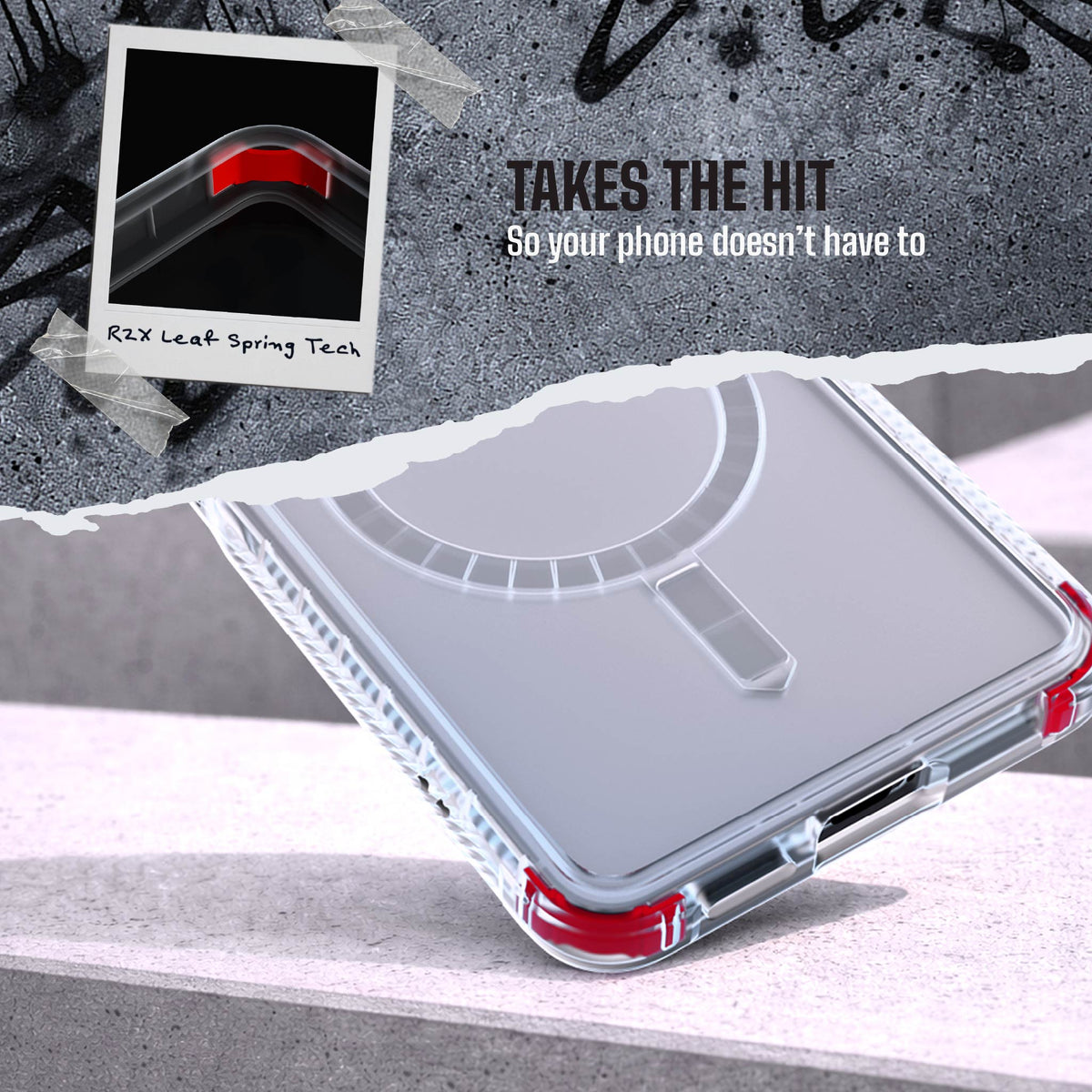 Galaxy S26 Ultra Clear Case MagSafe Protective Phone Cover Magnetic Ring Shockproof Premium Cool Gray