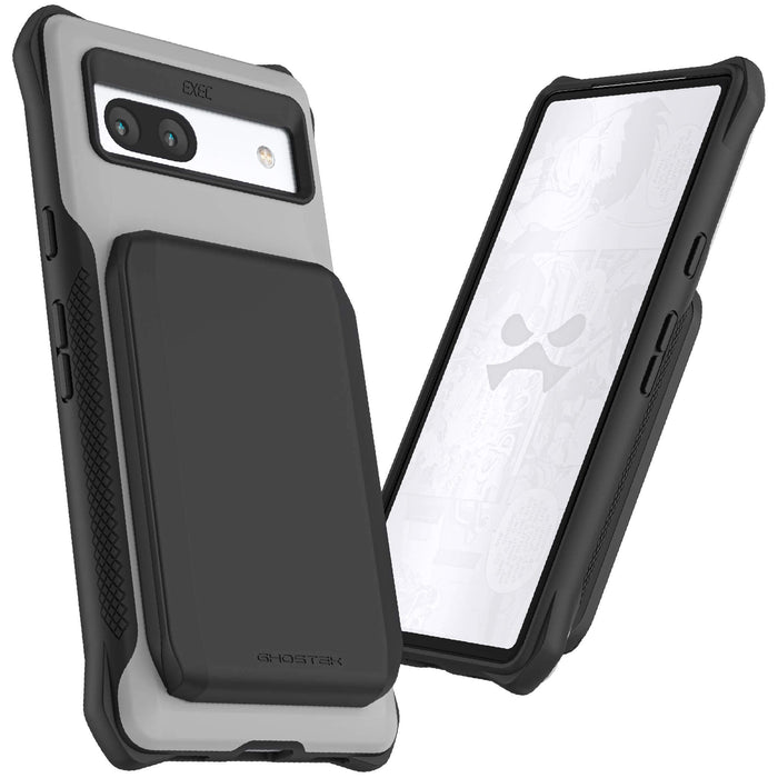 Google Pixel 7a Wallet Case Gray