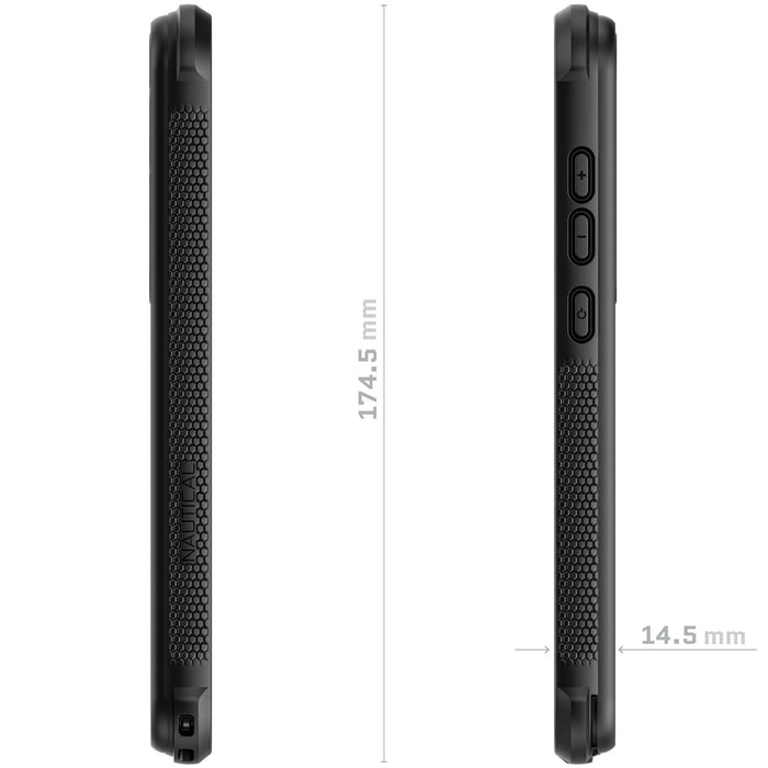 Belt Clip Holster Case for Galaxy S24 Plus Waterproof Phone Cover Black
