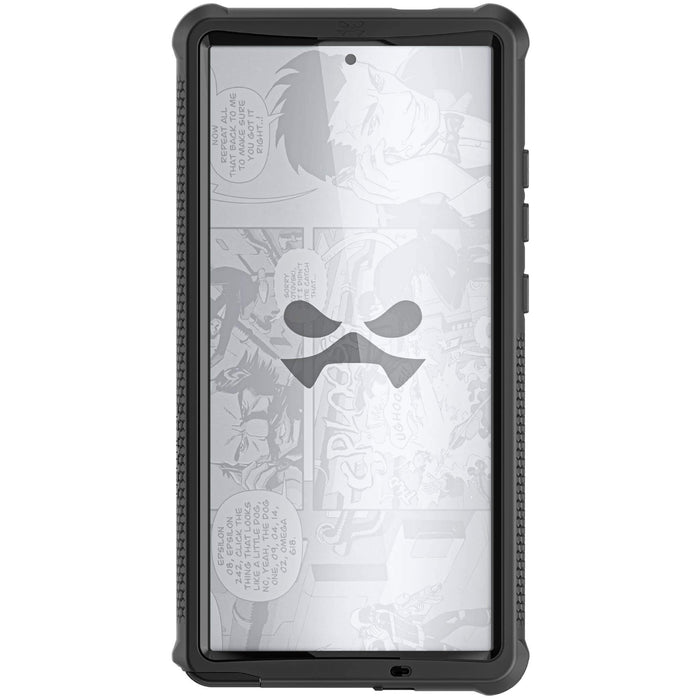 Black Samsung S24 Ultra Phone Case Waterproof Belt Clip