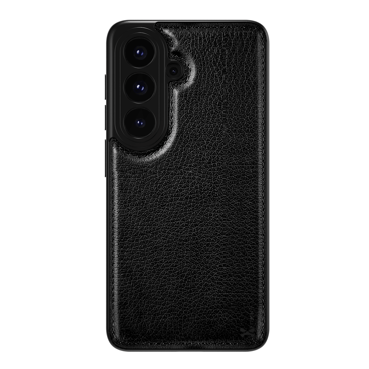 Galaxy S26 Leather Case Black with MagSafe Magnetic