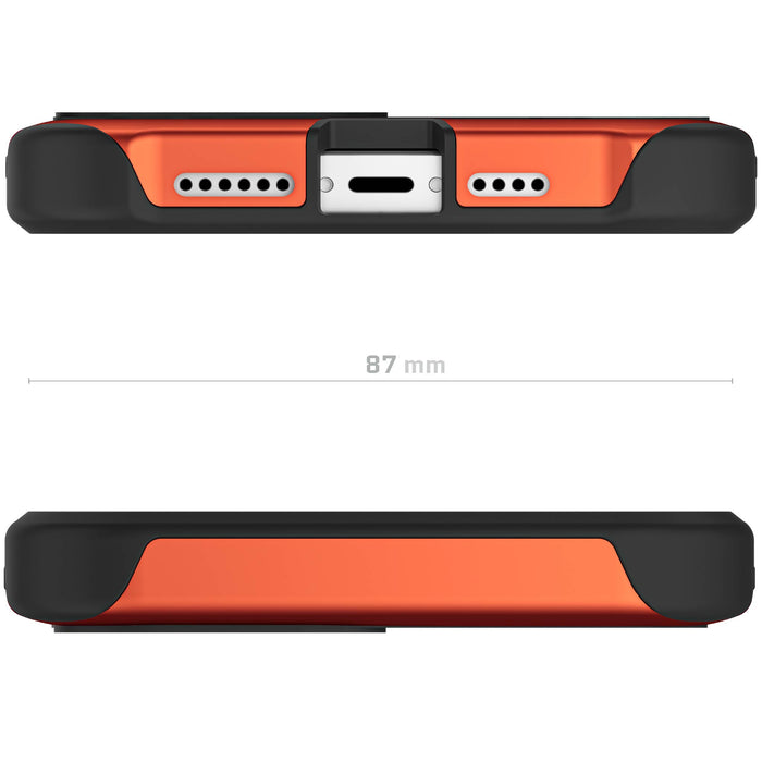 Apple iPhone 14+ Case Orange MagSafe Fabric