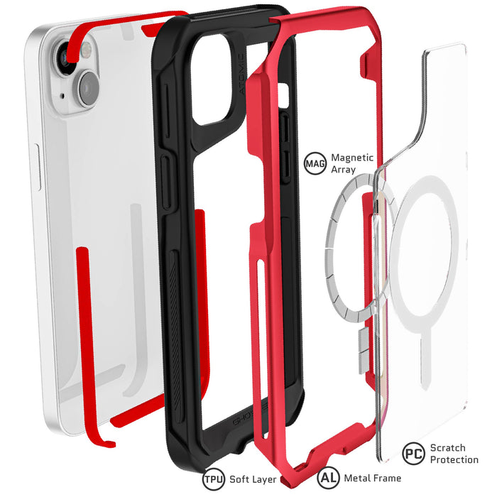 Apple iPhone 14 Plus Phone Case Red MagSafe