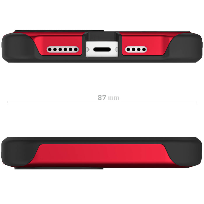Apple iPhone 14 Plus Case Clear Red MagSafe