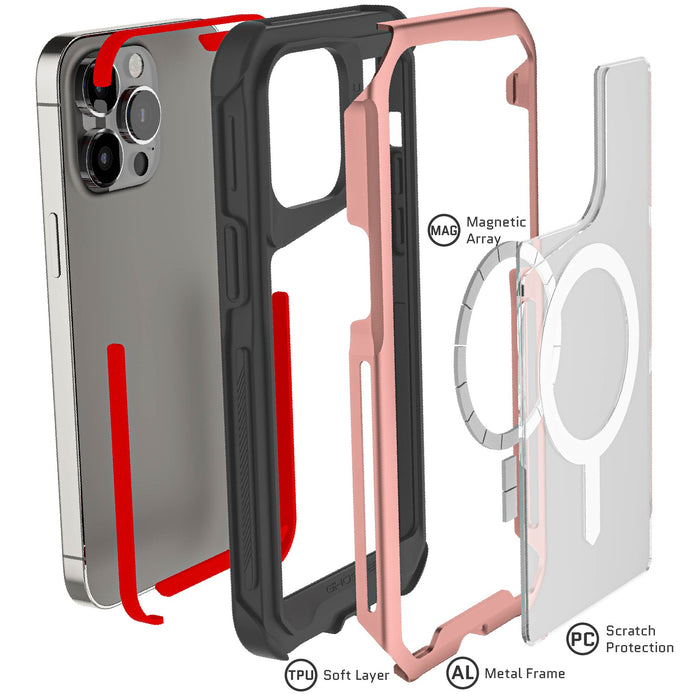 iPhone 14 Pro Phone Case Pink MagSafe