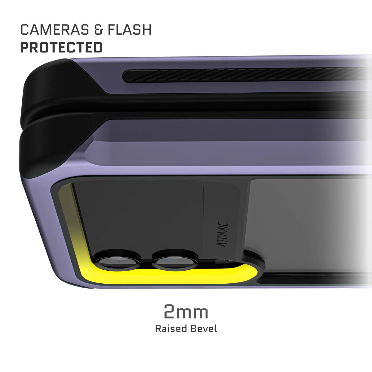 Samsung Galaxy Z Flip 4 Case Purple Clear