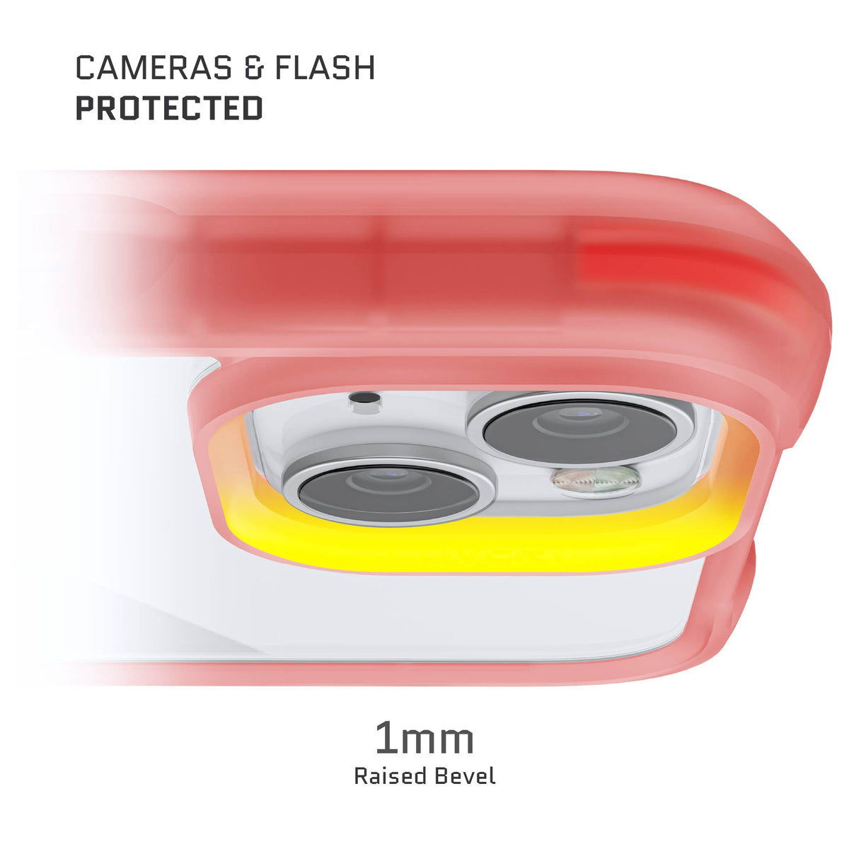 Pink iPhone 14 Plus Case MagSafe Clear