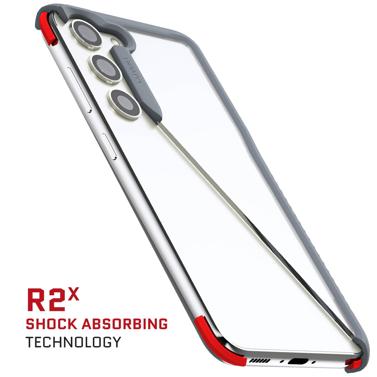 S23 Case Gray Clear