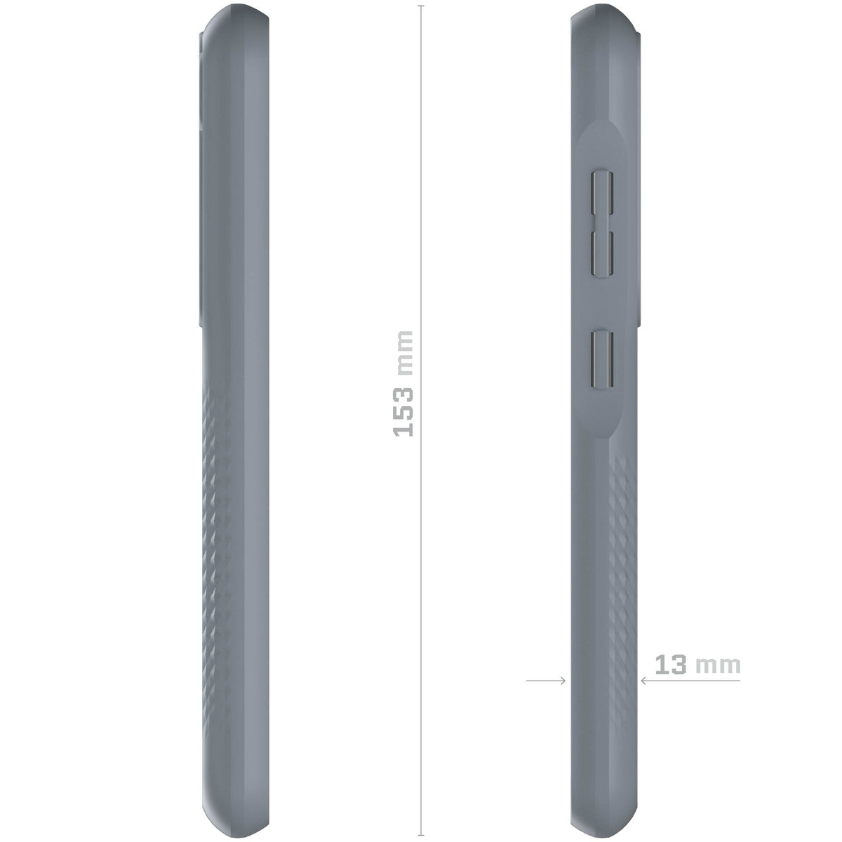 Galaxy S23 Gray Case Clear