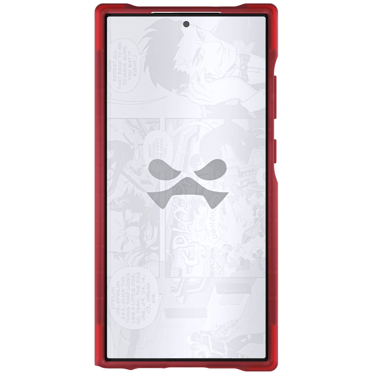 Galaxy S23 Ultra Red Case Clear