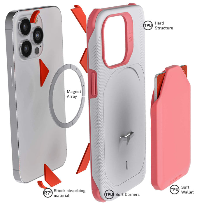 iphone 13 pro magnetic wallet case
