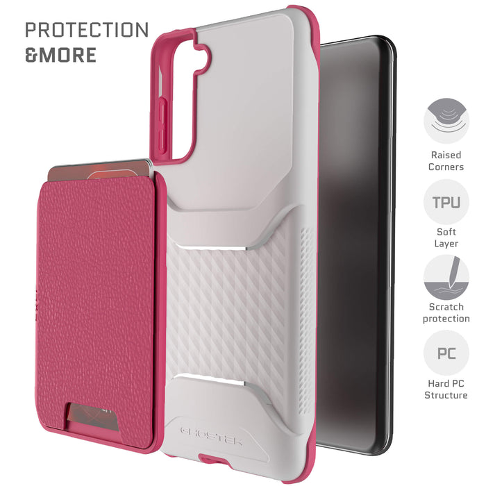 Galaxy S21 Plus Pink Wallet Case