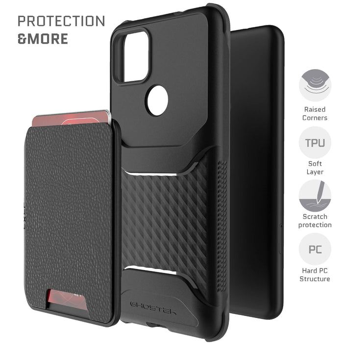 EXEC WALLET Cases for Google Pixel 5a