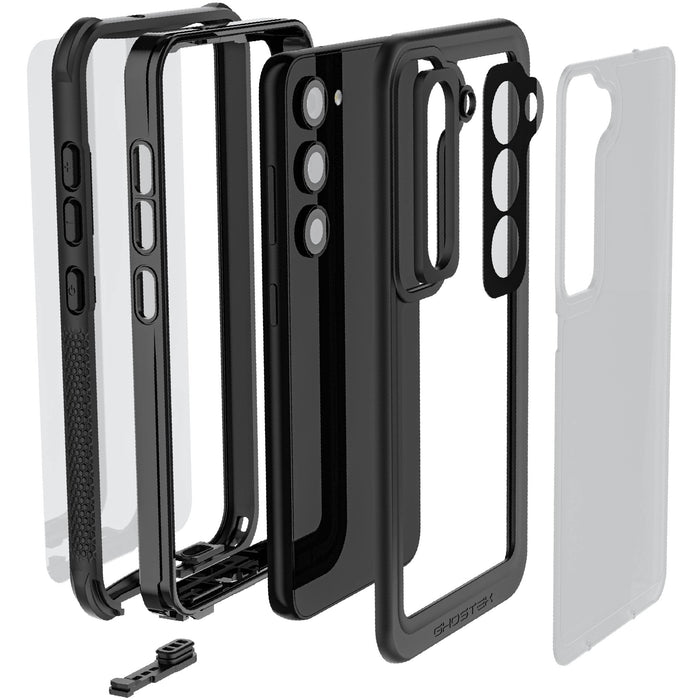 Waterproof Samsung Galaxy S23 Case with Belt Clip Holster