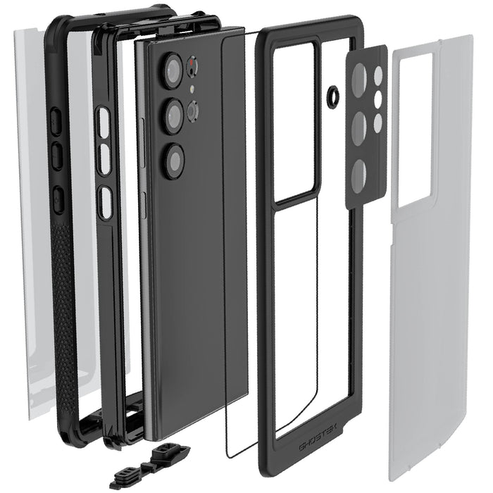 Waterproof Samsung S23 Ultra Case with Holster Belt Clip