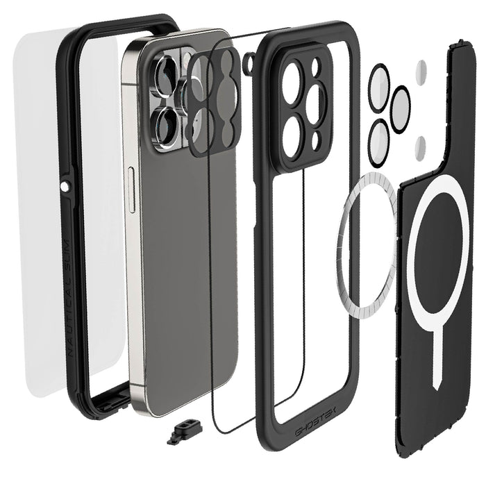 Waterproof iPhone 14 Pro Phone Case with Screen Protector