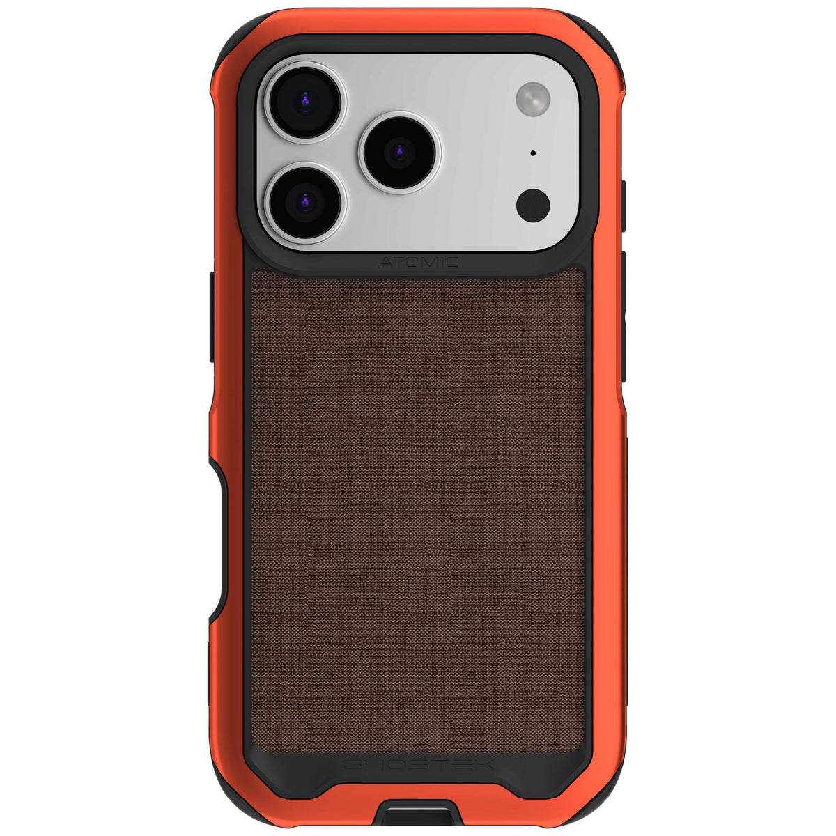 iPhone 18 Pro Case Orange MagSafe Aluminum Metal Bumper Clear Protective Phone Cover