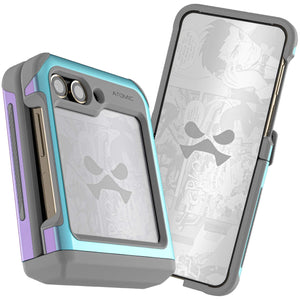 
                                Galaxy Flip 5 Protective Clear Aluminum Cases — ATOMIC slim