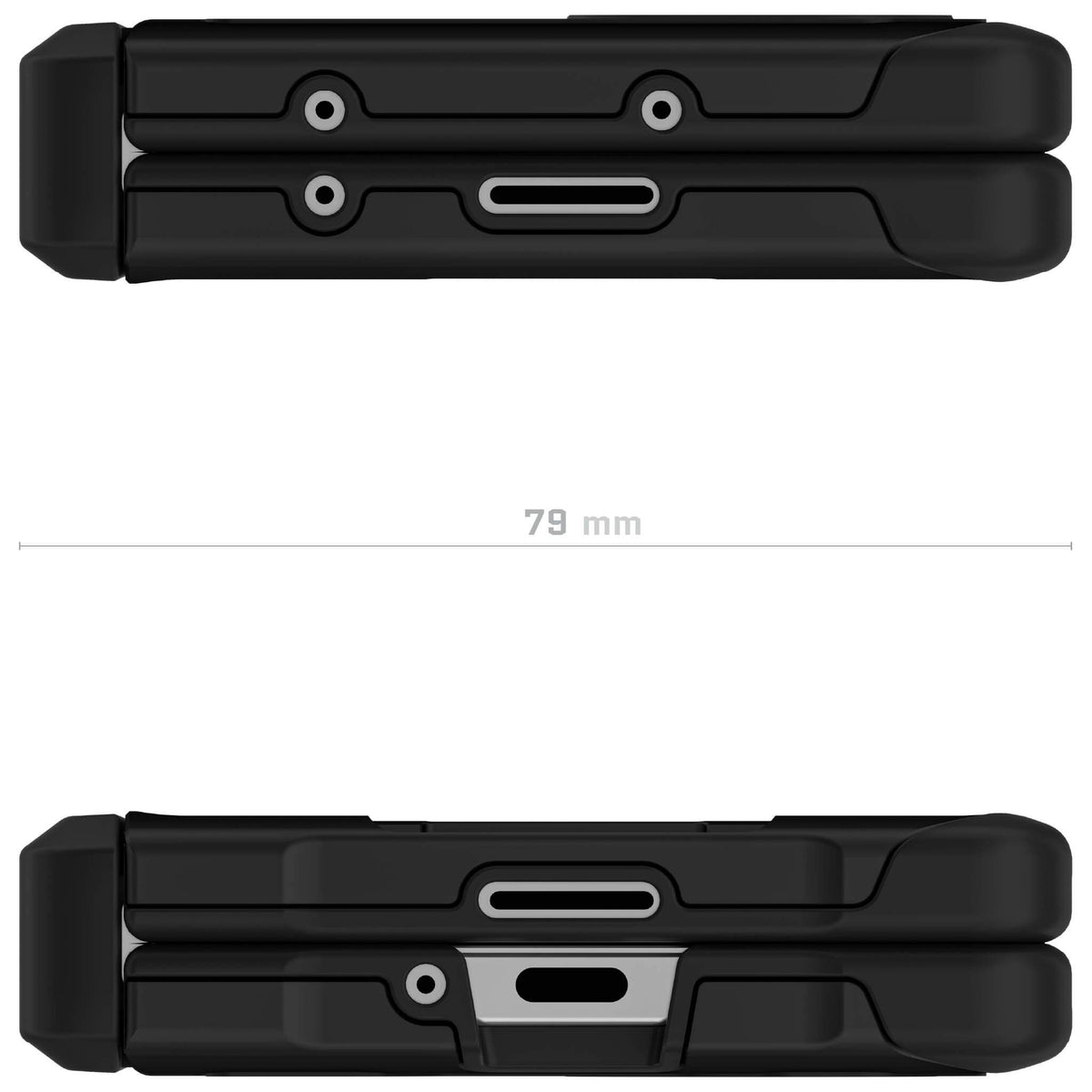Galaxy Fold 6 Metal Case Black