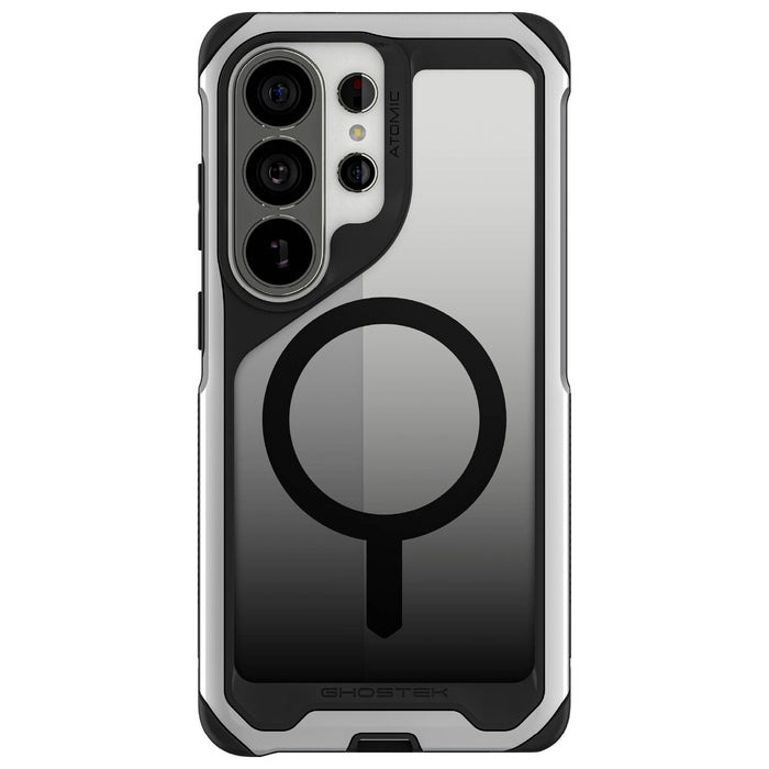 Galaxy S26 Ultra Case Clear Metal MagSafe Silver