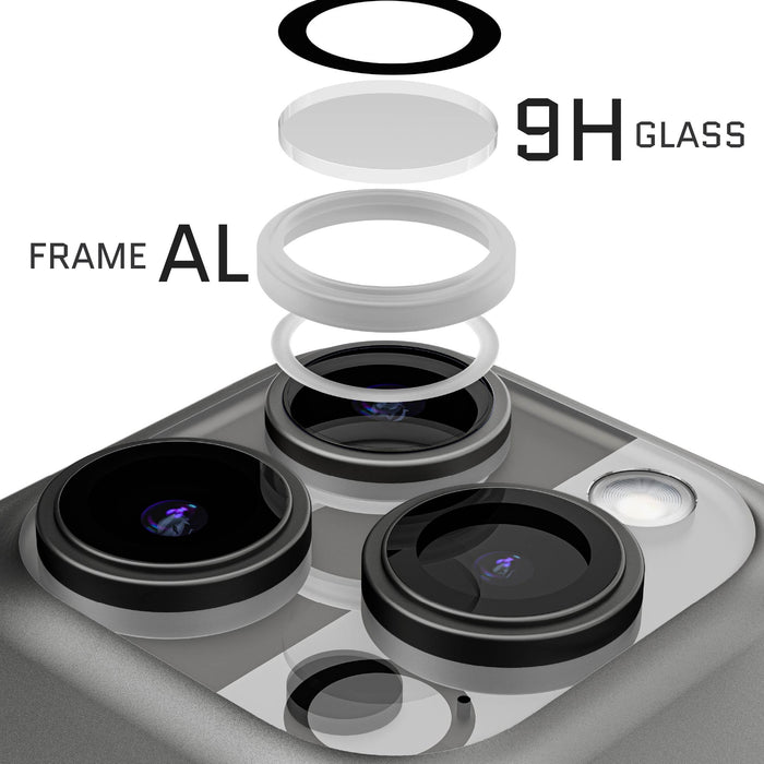 iPhone 16 Pro Max Camera Lens Protector Tempered Glass Clear