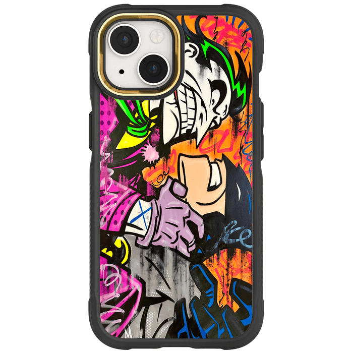 Apple iPhone 15 Joker vs Batman - Spraypaint Case Phone Cover