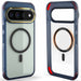 Google Pixel 11 Pro XL Case Clear Blue MagSafe Magnetic Ring Protective Cover