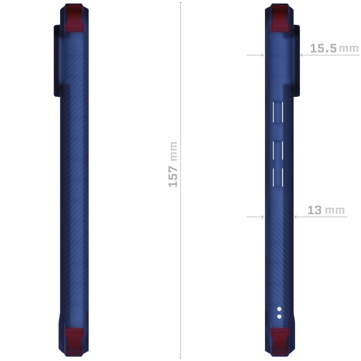Pixel8 Case Clear Blue