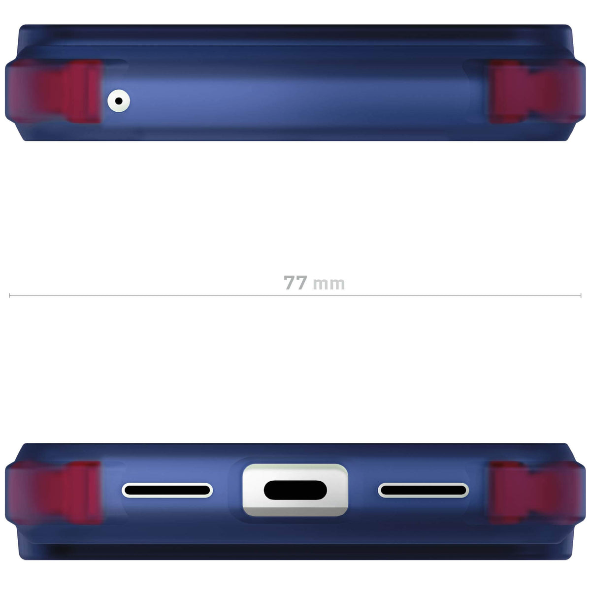 Pixel 8 Case Blue Clear
