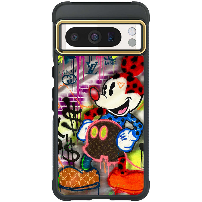 Google Pixel 8 Pro Mickey Mouse Plush Fashion Case