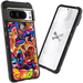 Pixel 8 Pro Spiderman vs Superman Spraypaint Artist Artwork Protective Phone Case