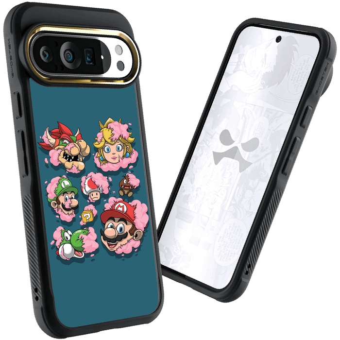 Pixel 9 Pro XL DECONSTRUCTED SUPER M CHUNKS by Dhani Barragán Artist Artwork Protective Phone Case Limited Edition Collab Cover