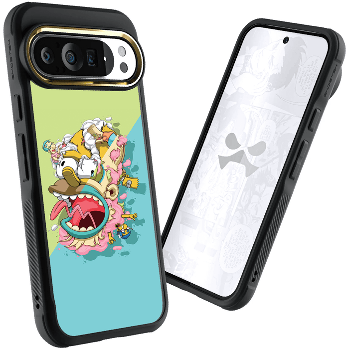 Pixel 9 Pro XL DECONSTRUCTED YINYÁNG by Dhani Barragán Artist Artwork Protective Phone Case Limited Edition Collab Cover