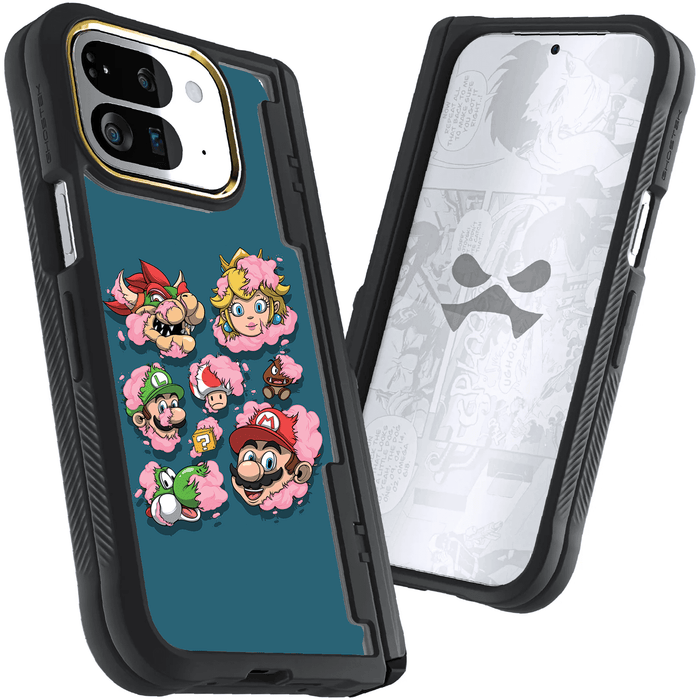 Google Pixel 9 Pro Fold DECONSTRUCTED SUPER M CHUNKS by Dhani Barragán Artist Artwork Protective Phone Case Limited Edition Collab Cover