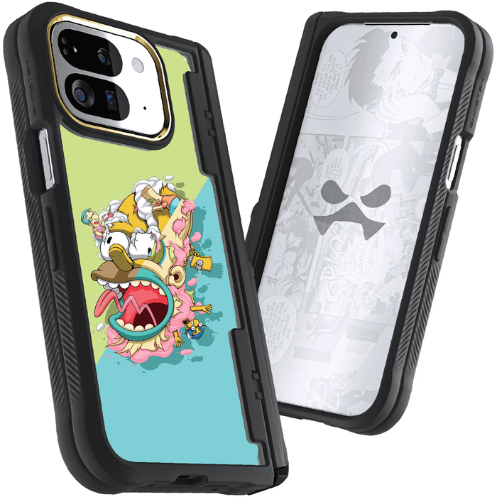 Google Pixel 9 Pro Fold DECONSTRUCTED YINYÁNG by Dhani Barragán Artist Artwork Protective Phone Case Limited Edition Collab Cover