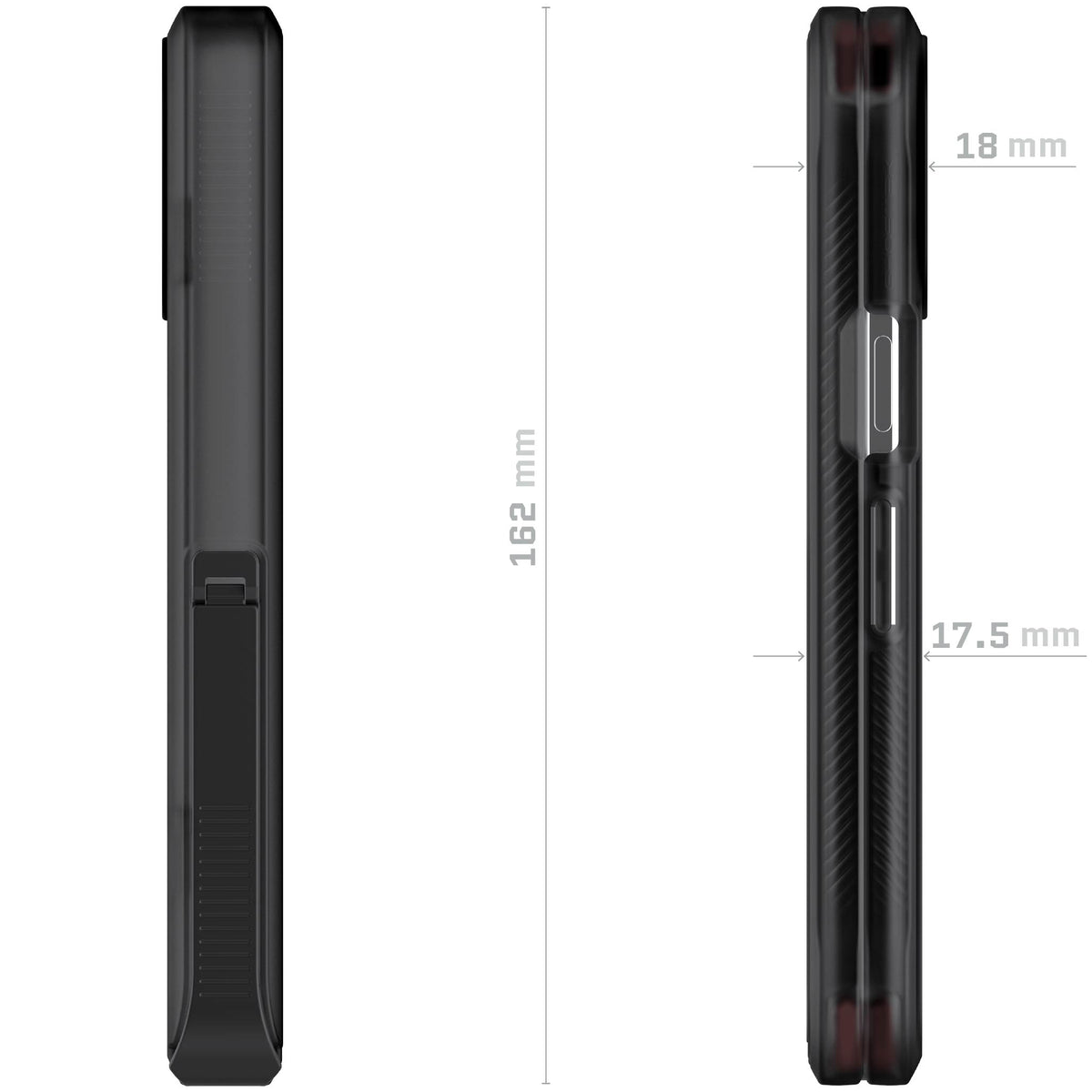 Google Pixel 9 Pro Fold Case Clear Kickstand