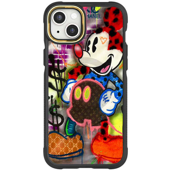 Apple iPhone 15 Plus Mickey Mouse Plush Fashion Case