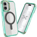 MagSafe iPhone 16 Clear Teal Case