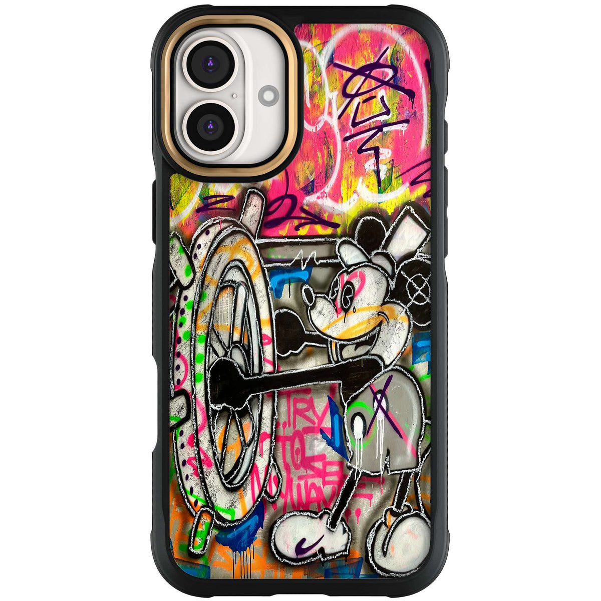 iPhone 16 Plus Mickey Mouse My Way Case Artist Collab Artwork Phone Cover
