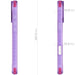 Apple iPhone 16 Plus MagSafe Clear Purple Protective Phone Case Cover Magnetic