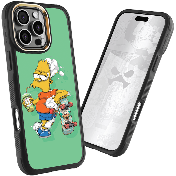 iPhone 16 Pro Max DECONSTRUCTED BART by Dhani Barragán Artist Artwork Protective Phone Case Limited Edition Collab Cover